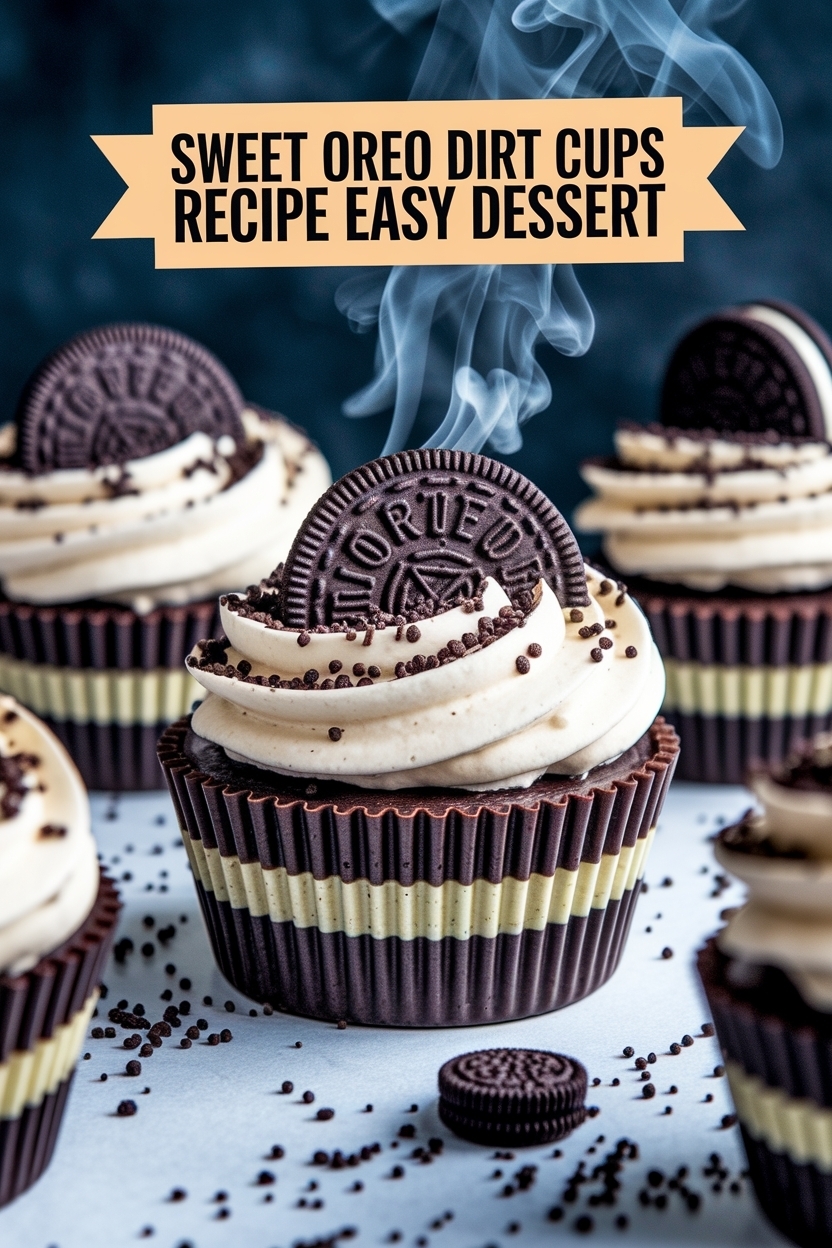 oreo dirt cups recipe easy dessert