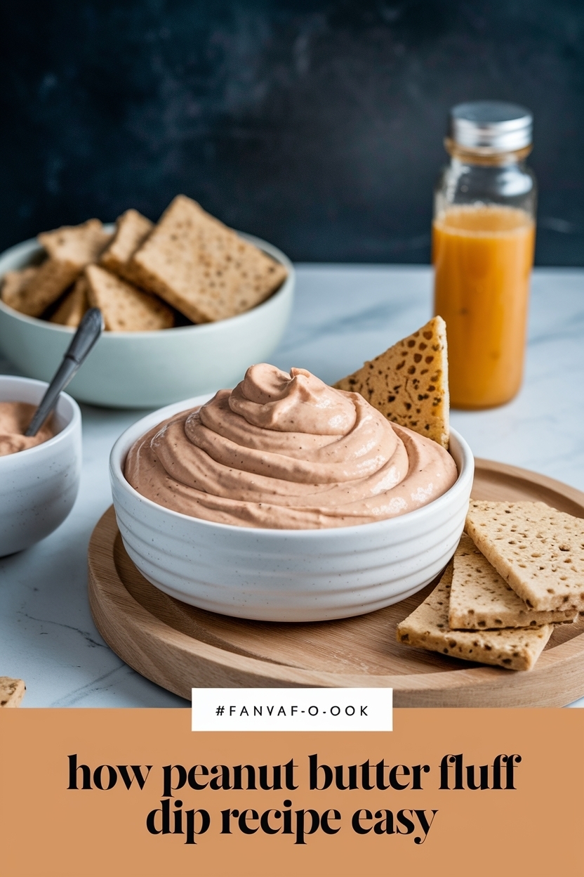 peanut butter fluff dip recipe easy