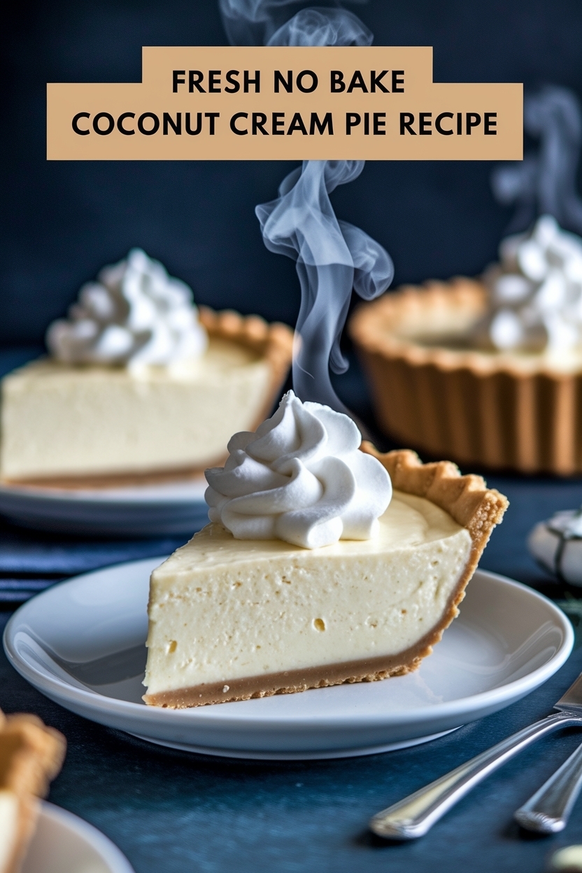 no bake coconut cream pie recipe