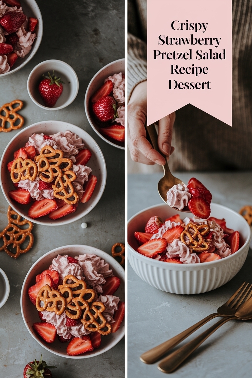 strawberry pretzel salad recipe dessert