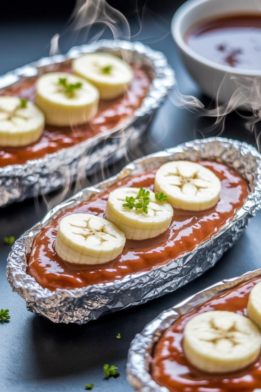 campfire banana boats recipe tin foil