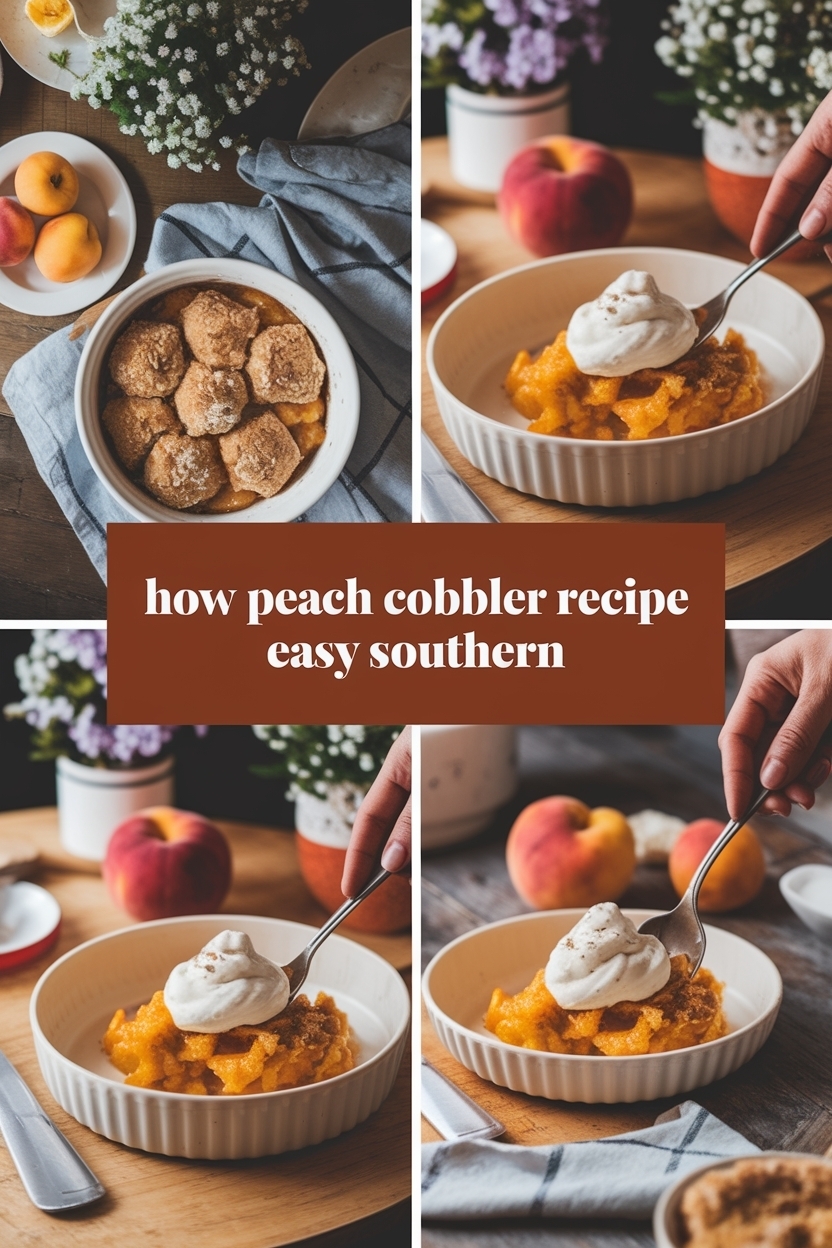 peach cobbler recipe easy southern