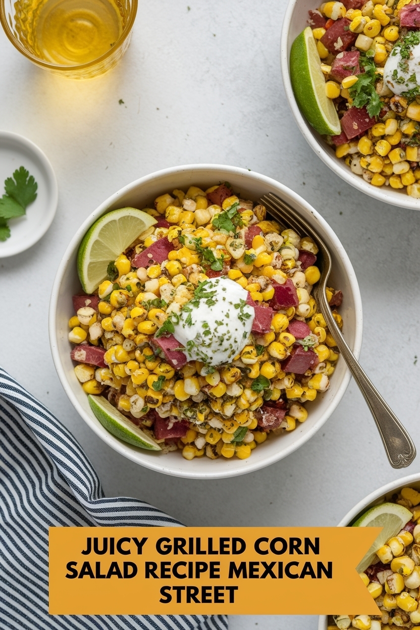 grilled corn salad recipe mexican street