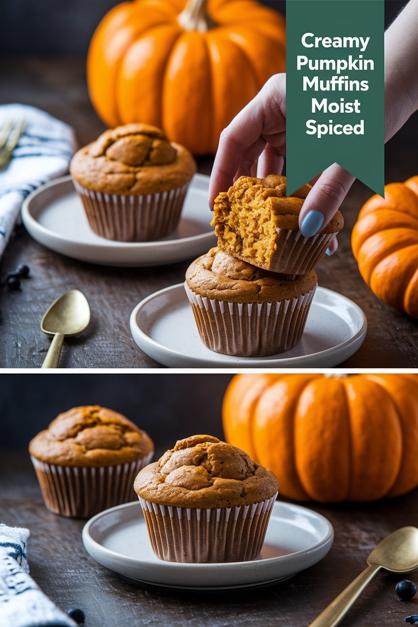 pumpkin muffins recipe moist spiced