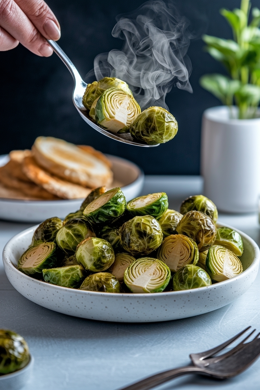 air fryer brussels sprouts recipe crispy