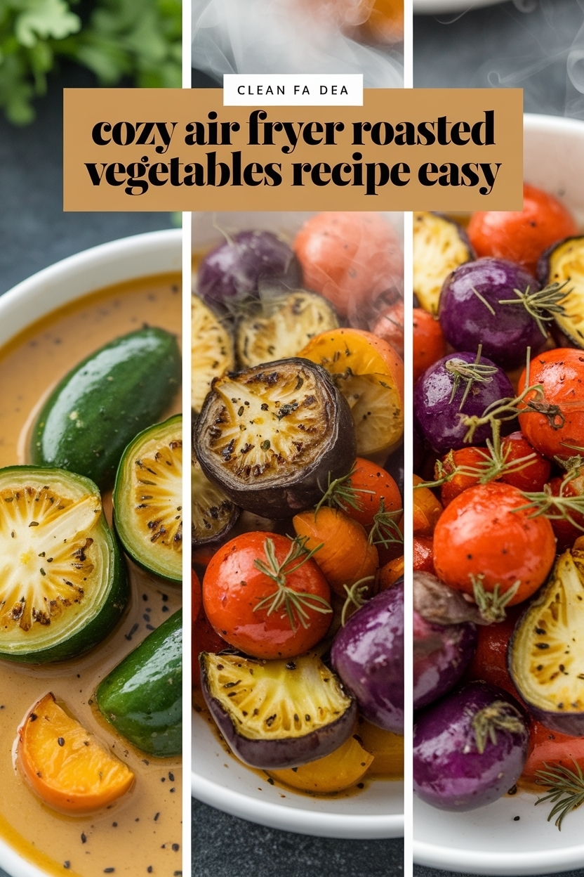 air fryer roasted vegetables recipe easy