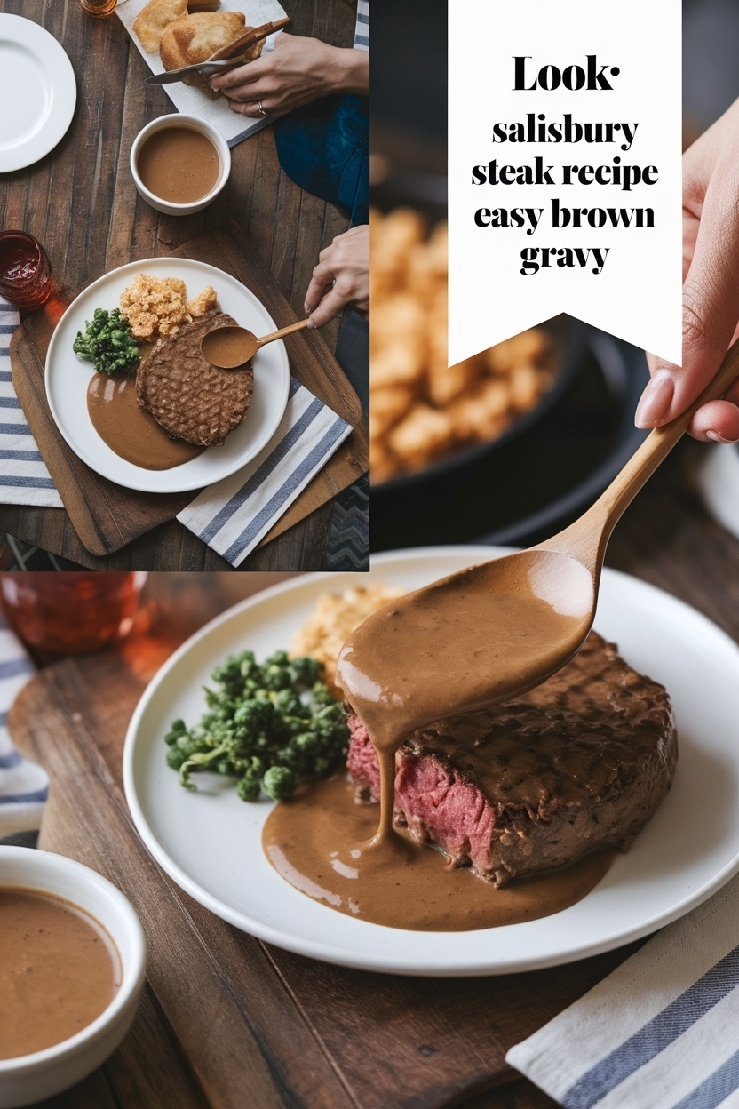 salisbury steak recipe easy brown gravy