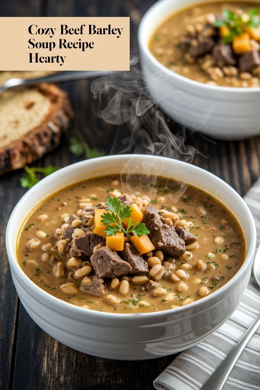 beef barley soup recipe hearty