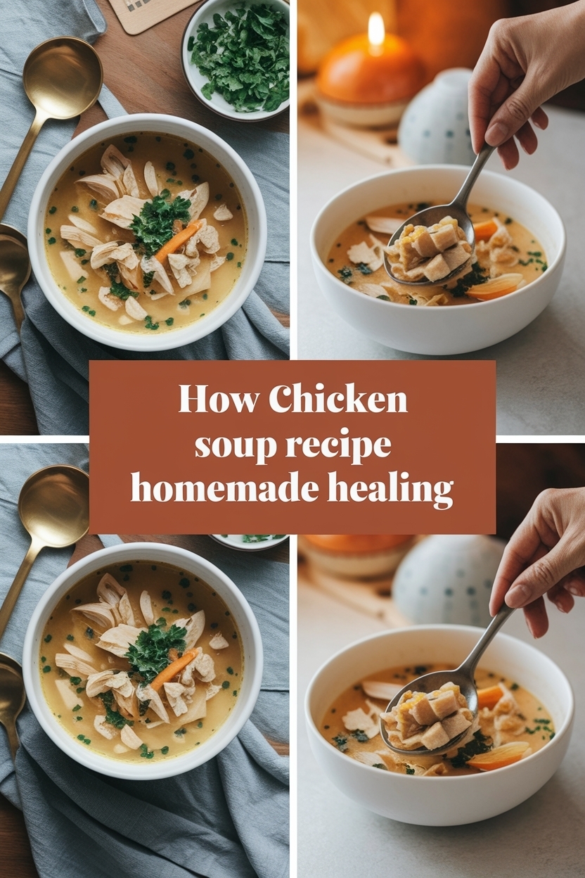 chicken soup recipe homemade healing