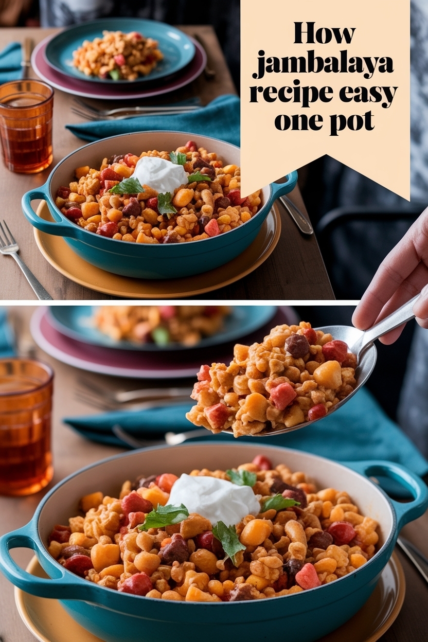 jambalaya recipe easy one pot