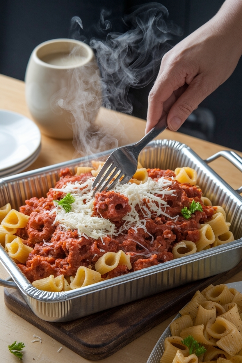 baked pasta buffet baked ziti tray