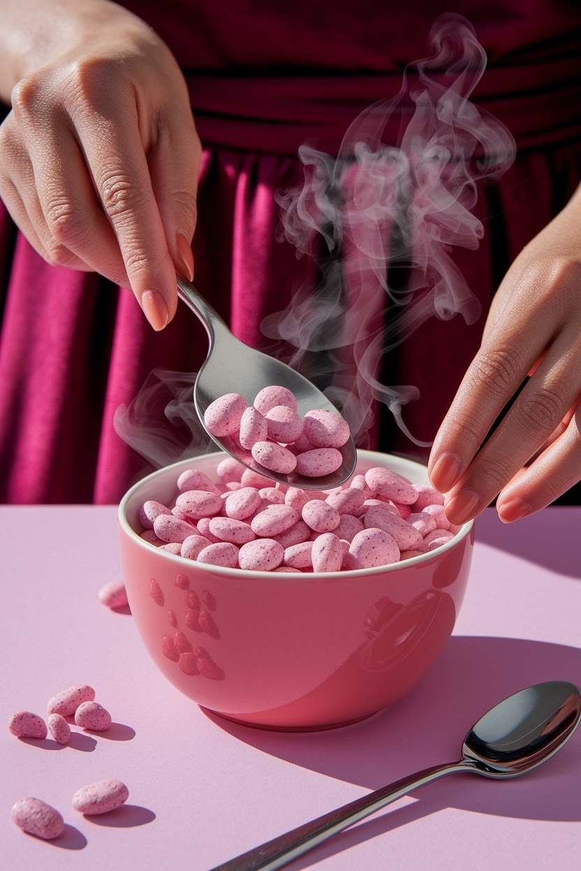 valentine puppy chow pink