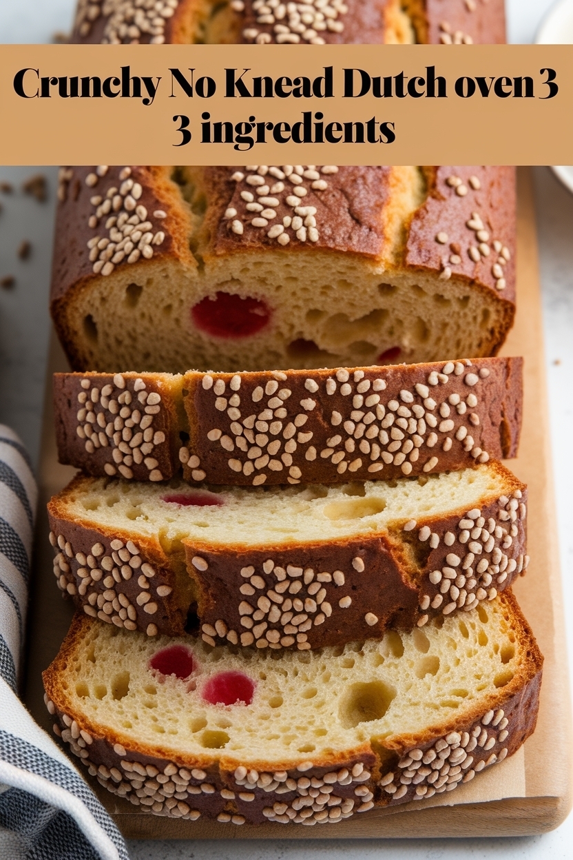 no knead dutch oven bread 3 ingredients