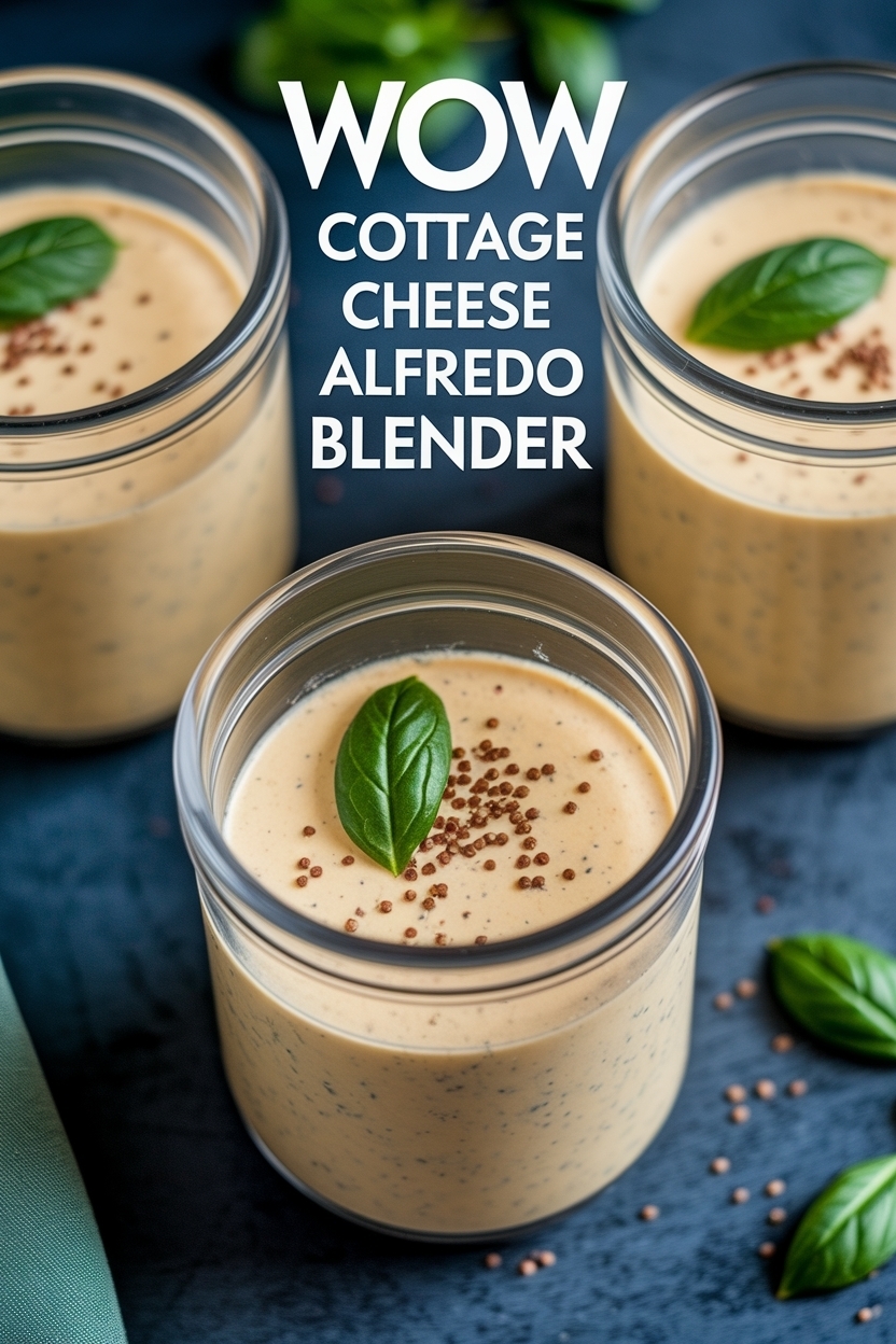 cottage cheese alfredo sauce blender