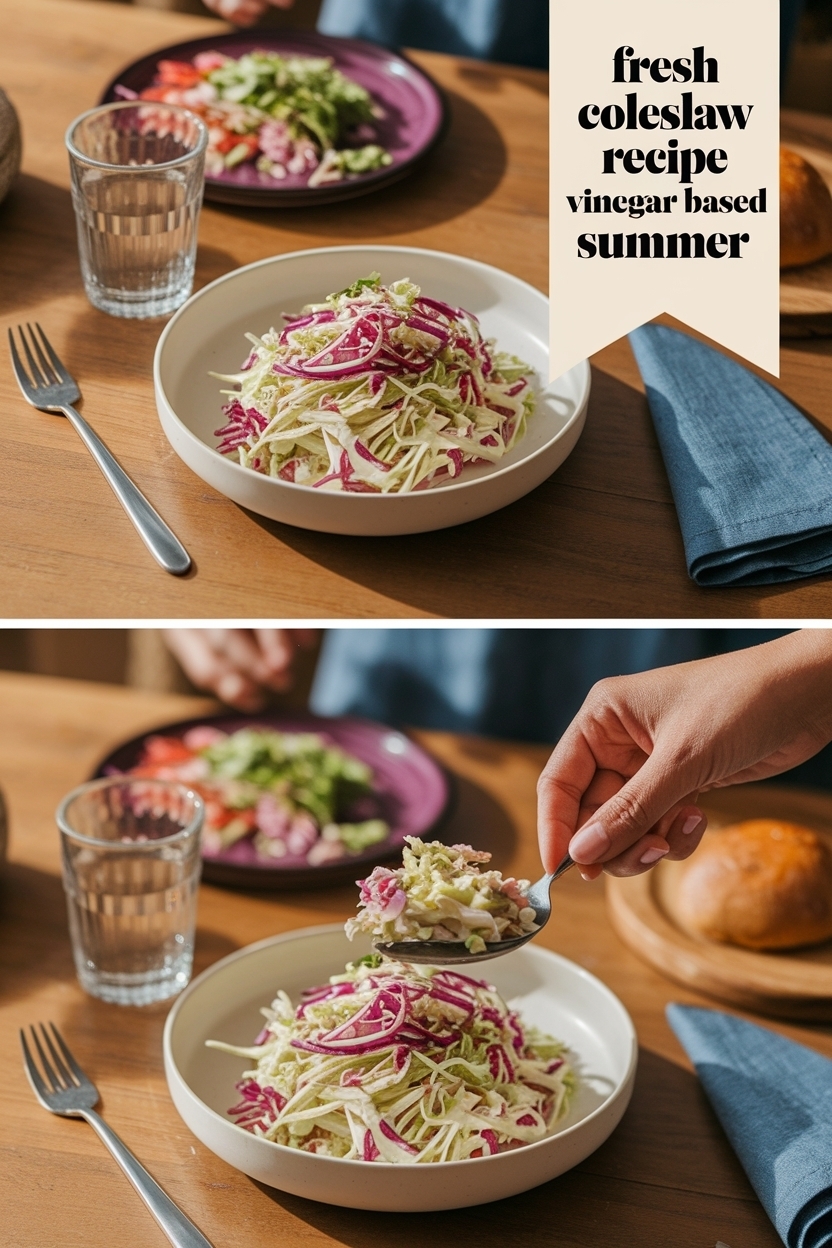 coleslaw recipe vinegar based summer