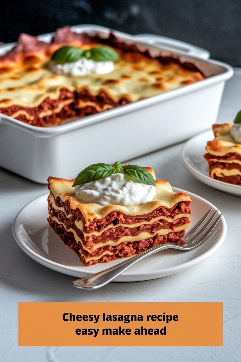 lasagna recipe easy make ahead
