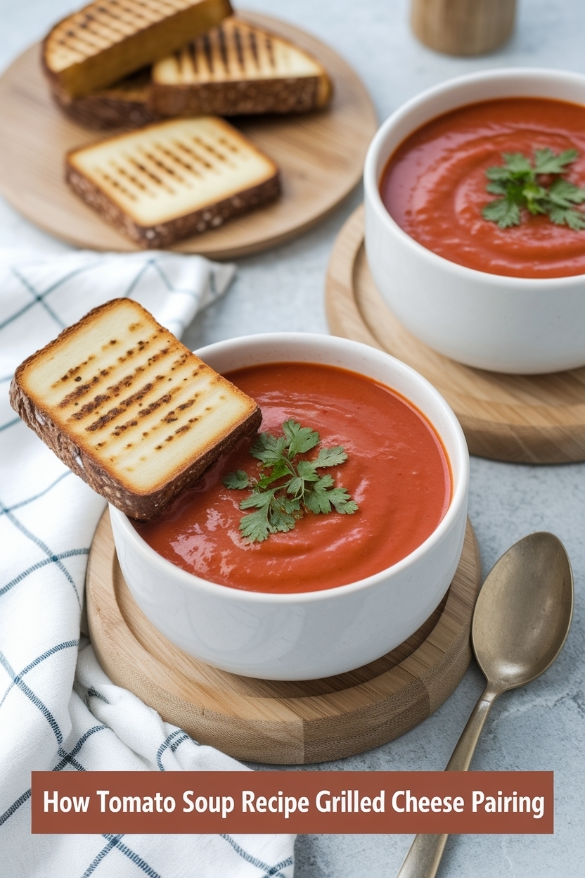 tomato soup recipe grilled cheese pairing
