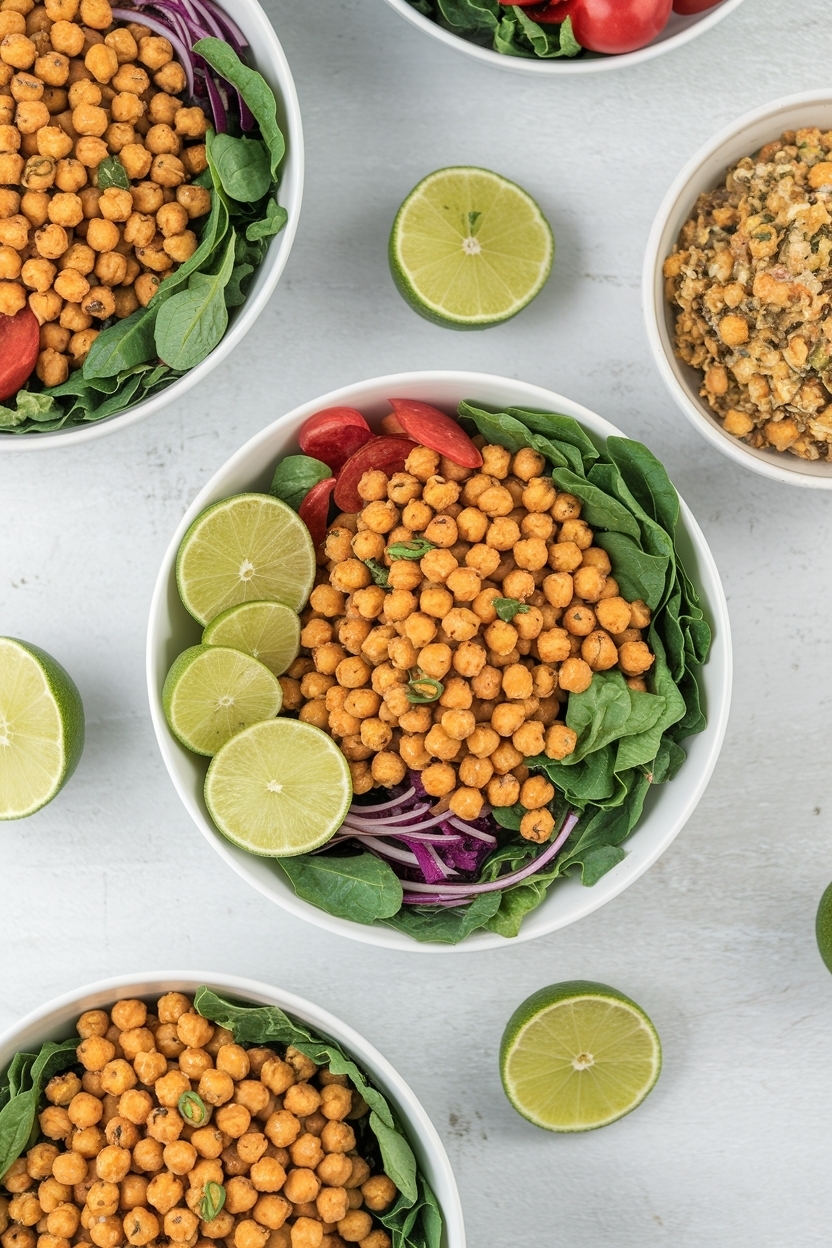 mediterranean chickpea salad meal prep
