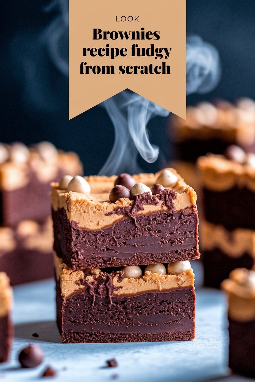 brownies recipe fudgy from scratch