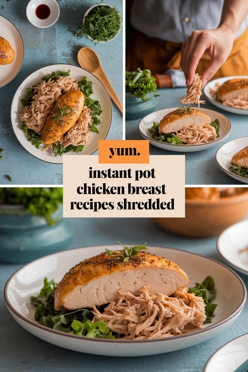 instant pot chicken breast recipes shredded