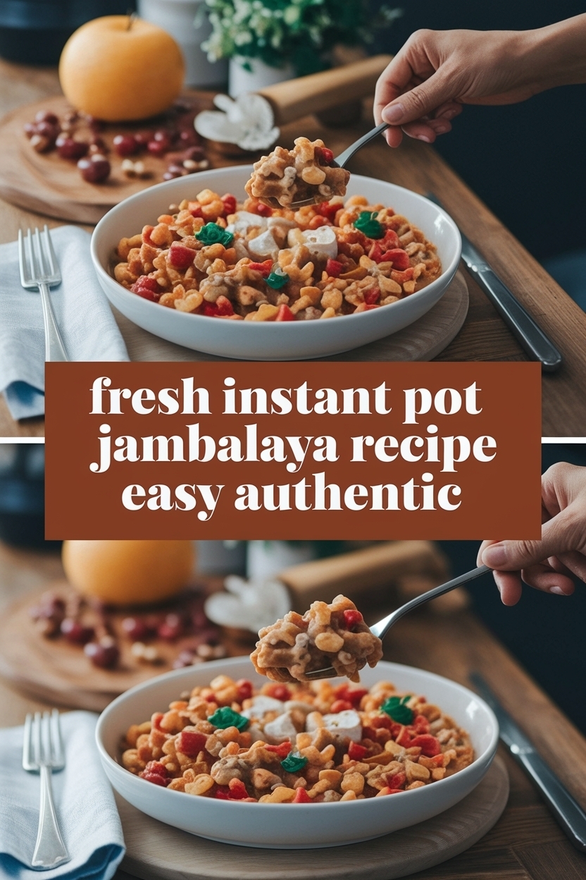 instant pot jambalaya recipe easy authentic