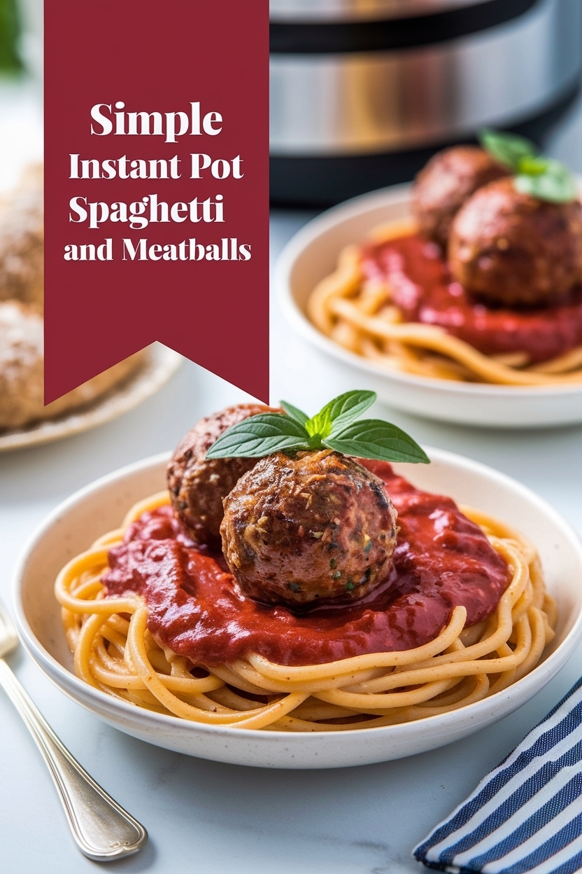 instant pot spaghetti and meatballs