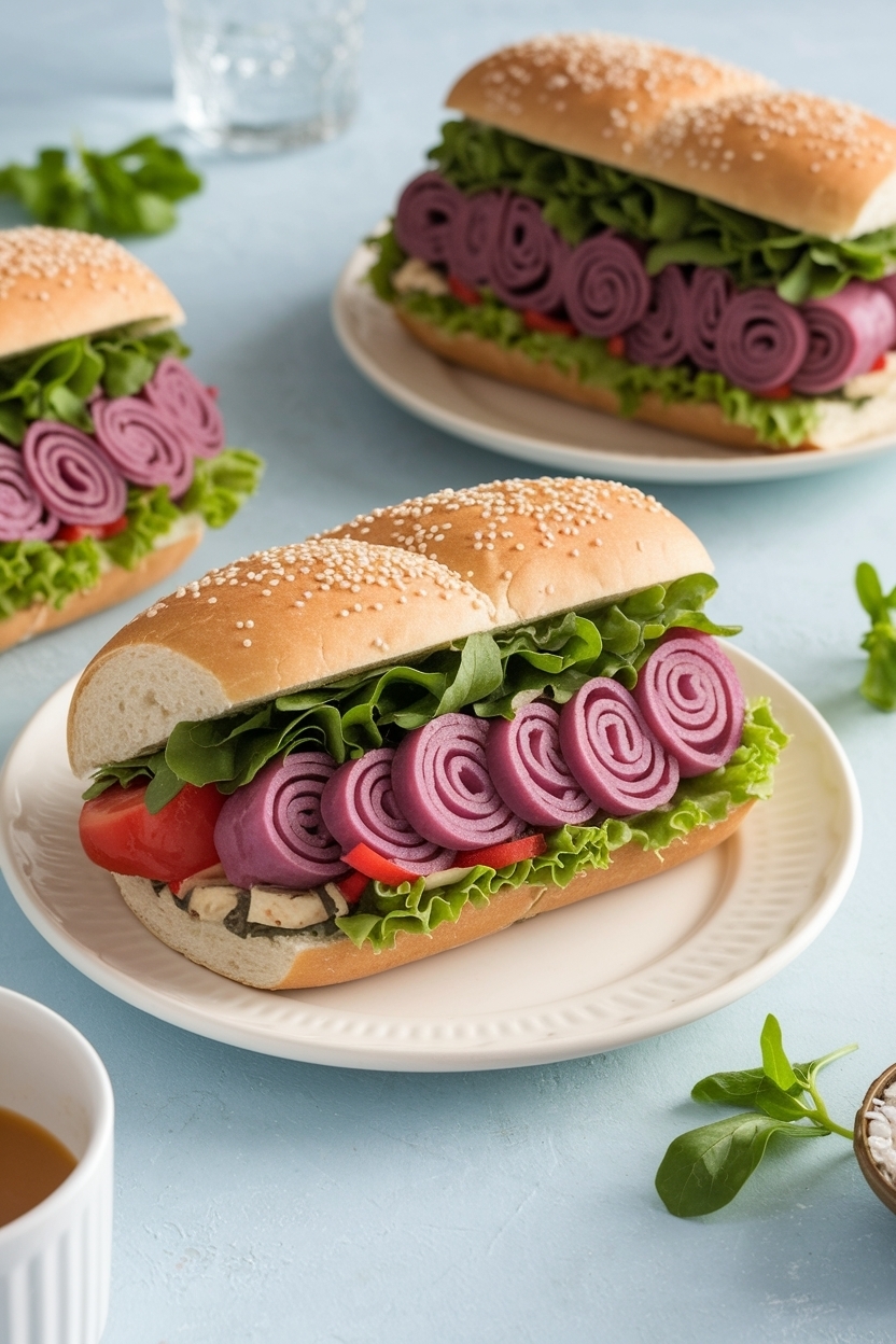italian sub pinwheels picnic