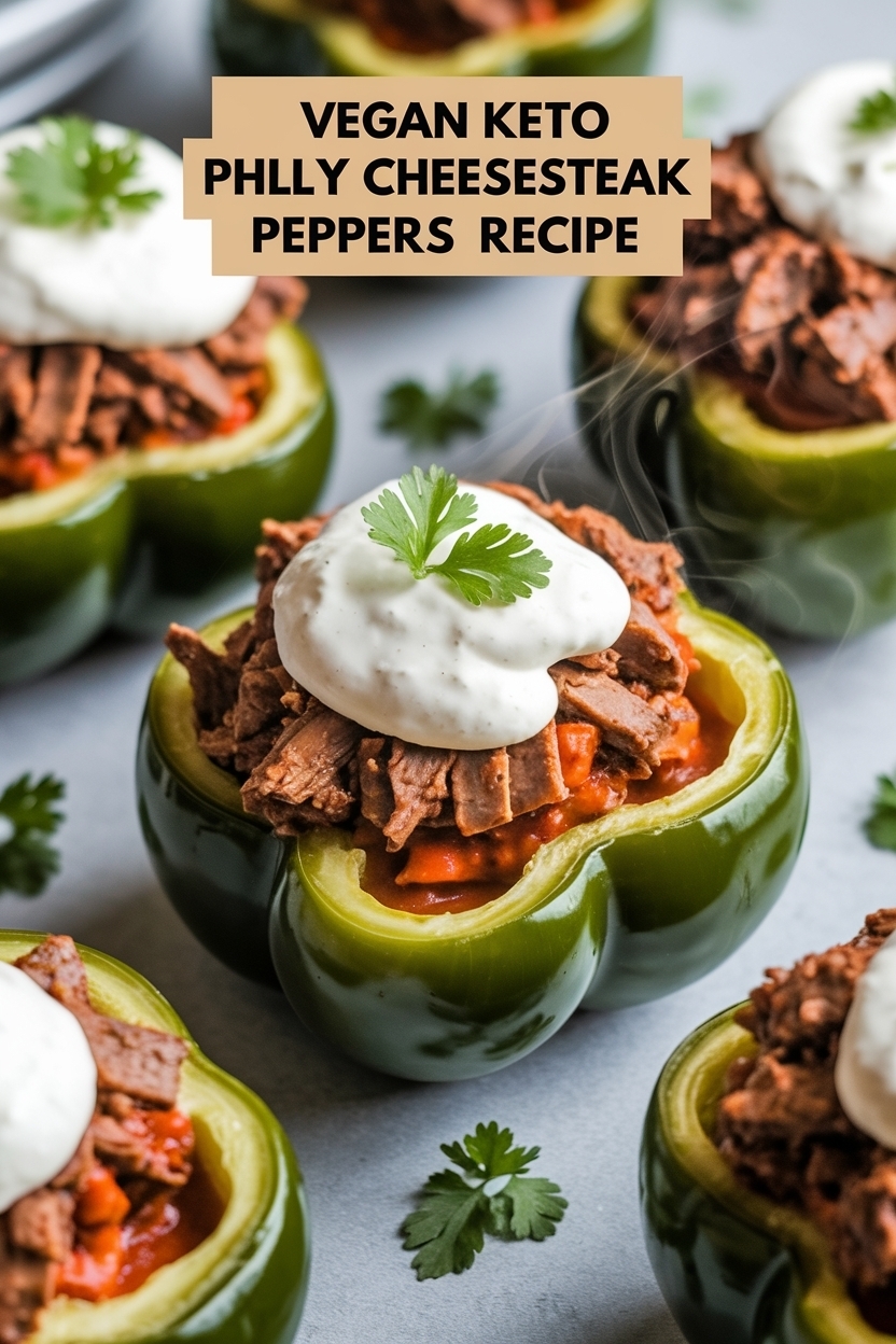 keto philly cheesesteak stuffed peppers recipe