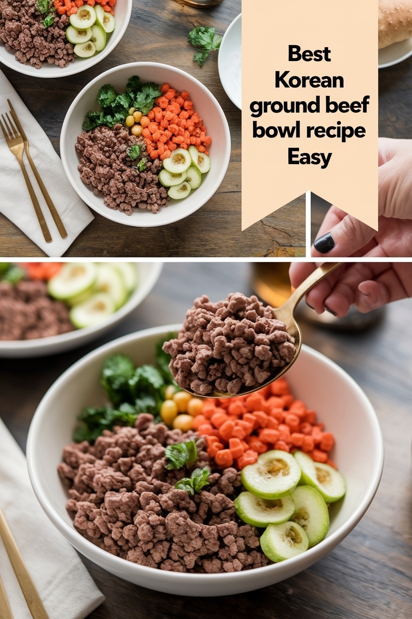 korean ground beef bowl recipe easy