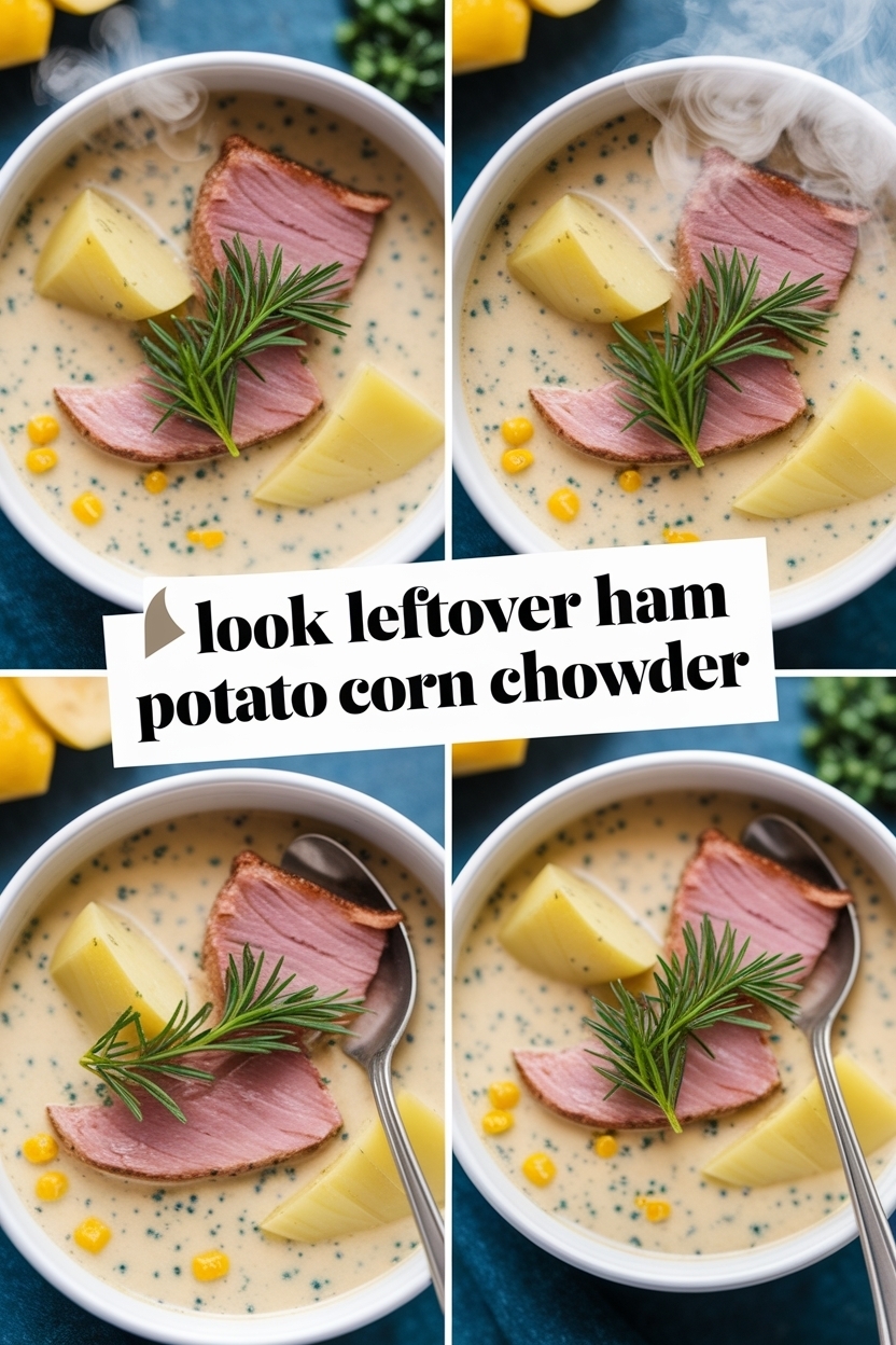 leftover ham potato corn chowder