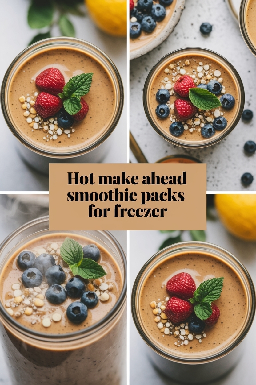make ahead smoothie packs for freezer
