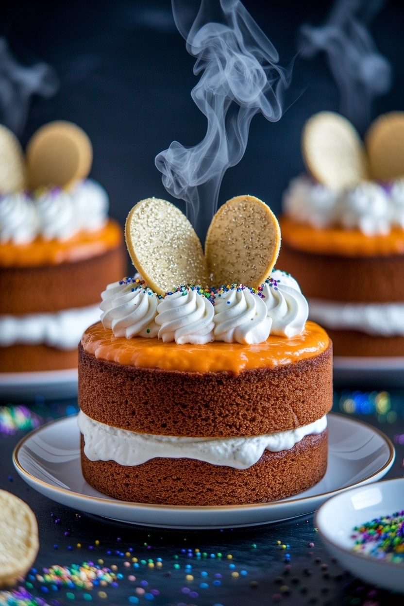 mardi gras king cake with cream cheese