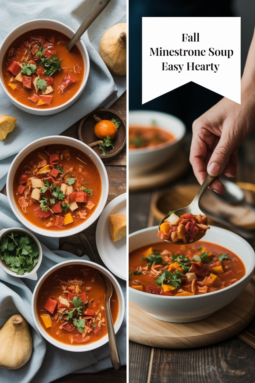 minestrone soup recipe easy hearty