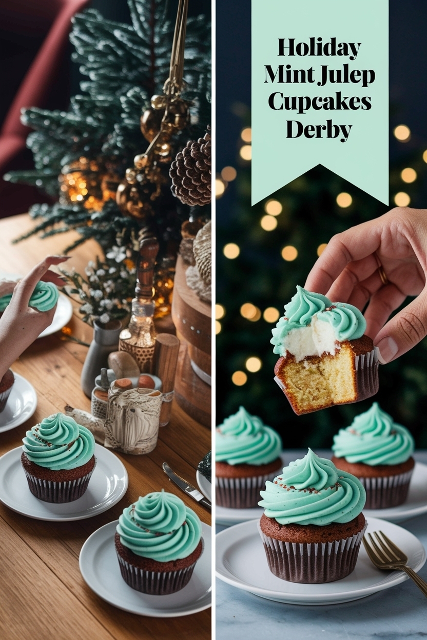 mint julep cupcakes derby