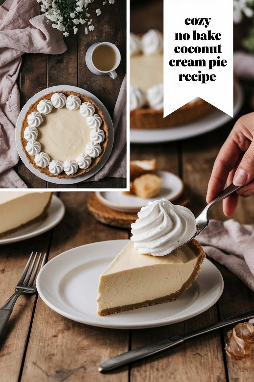 no bake coconut cream pie recipe