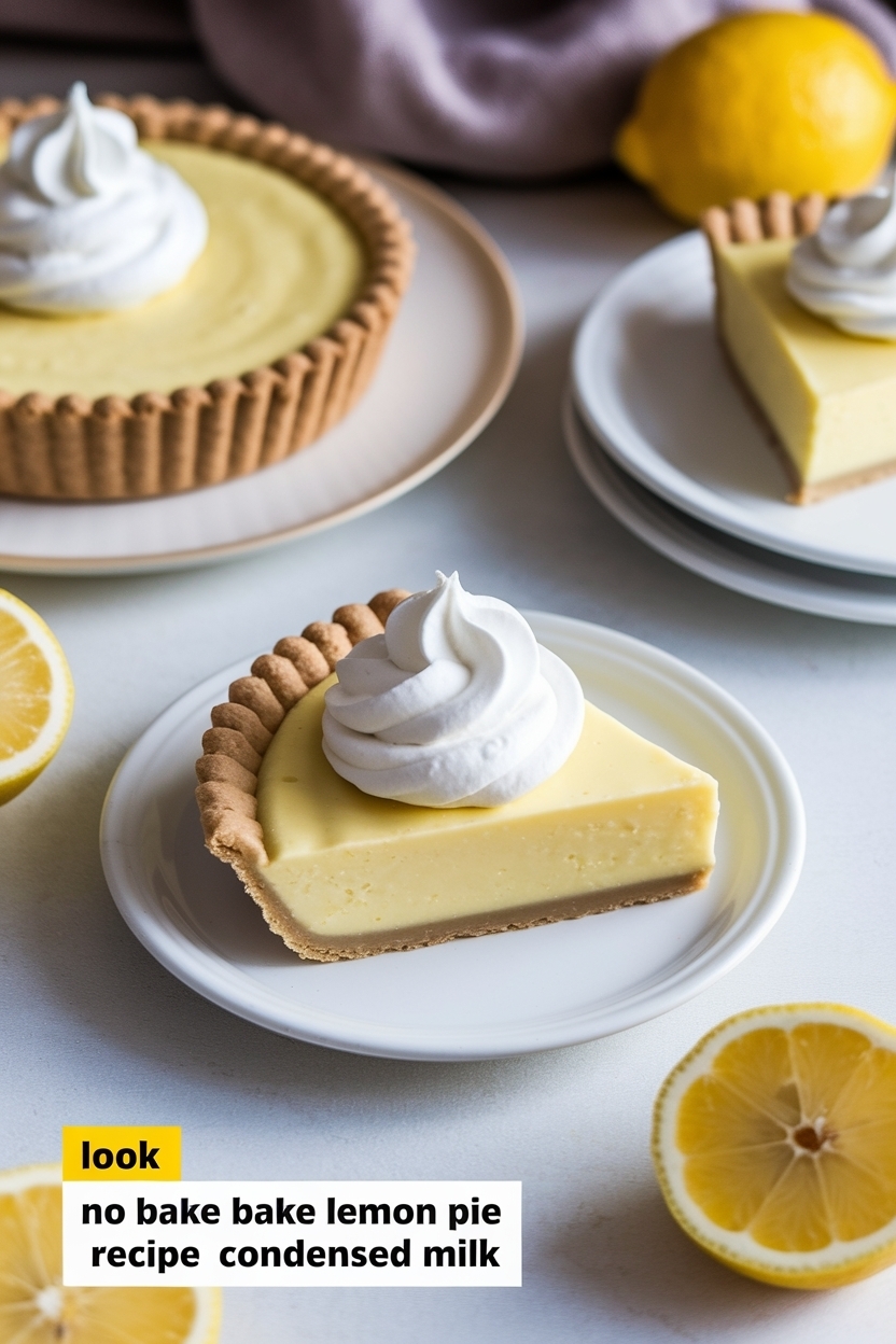 no bake lemon pie recipe condensed milk