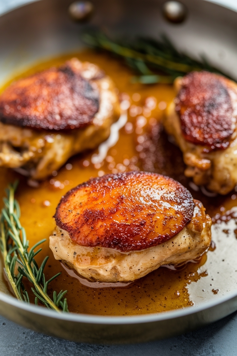 one pan tuscan chicken thighs viral