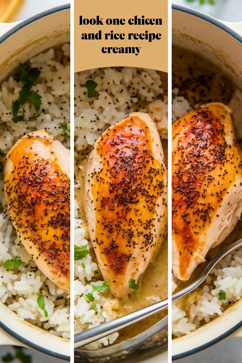one pot chicken and rice recipe creamy