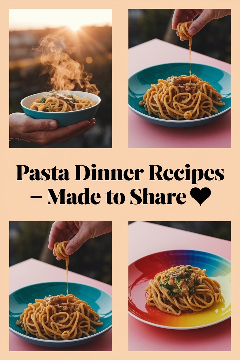 ## Delicious Pasta Dinner Recipes for Three Hungry Humans