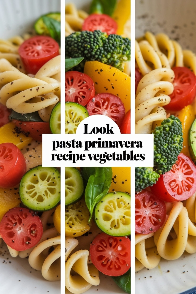 pasta primavera recipe easy vegetables