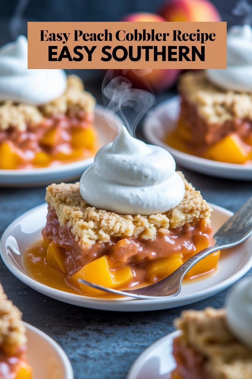 peach cobbler recipe easy southern