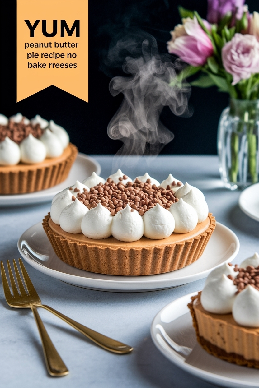 peanut butter pie recipe no bake reeses