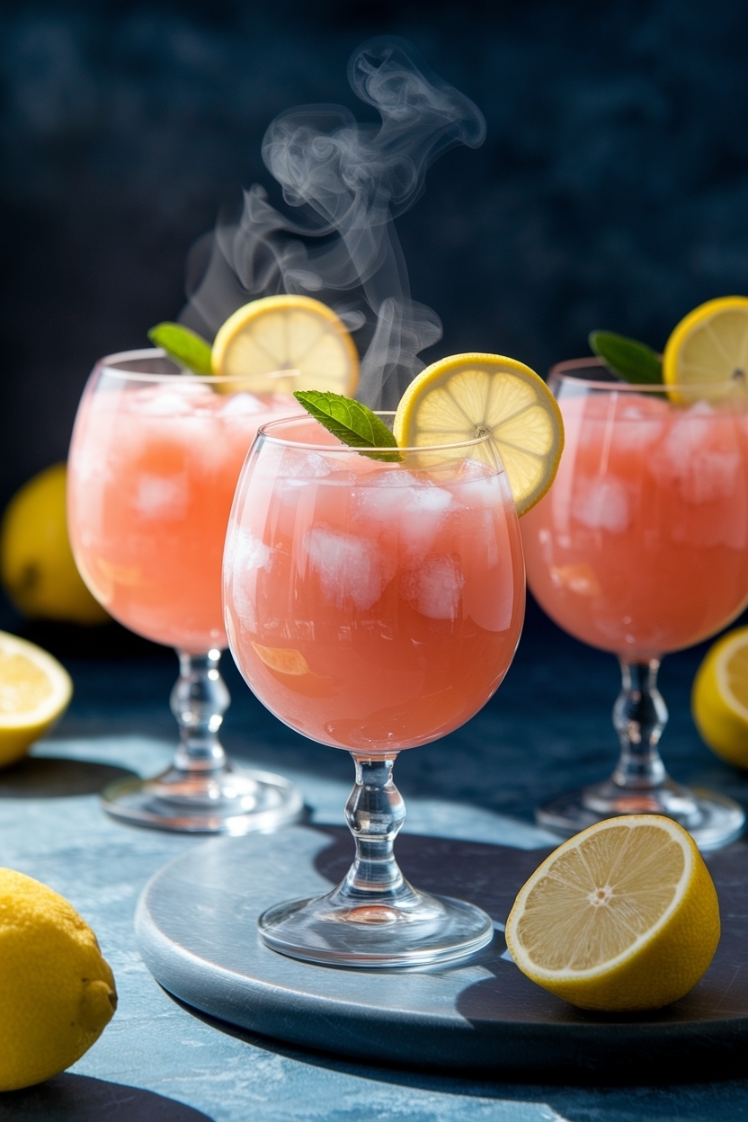 pink lemonade sherbet punch non alcoholic