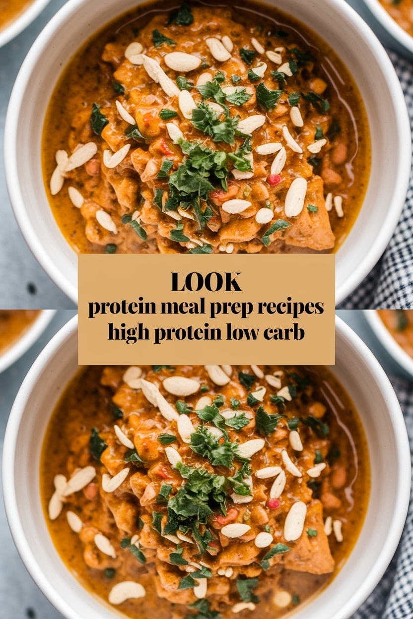 protein meal prep recipes high protein low carb