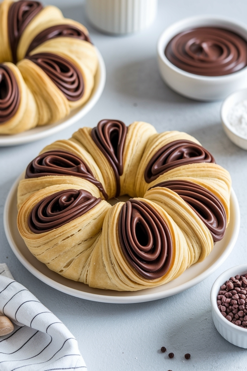 puff pastry nutella twists 4 ingredients