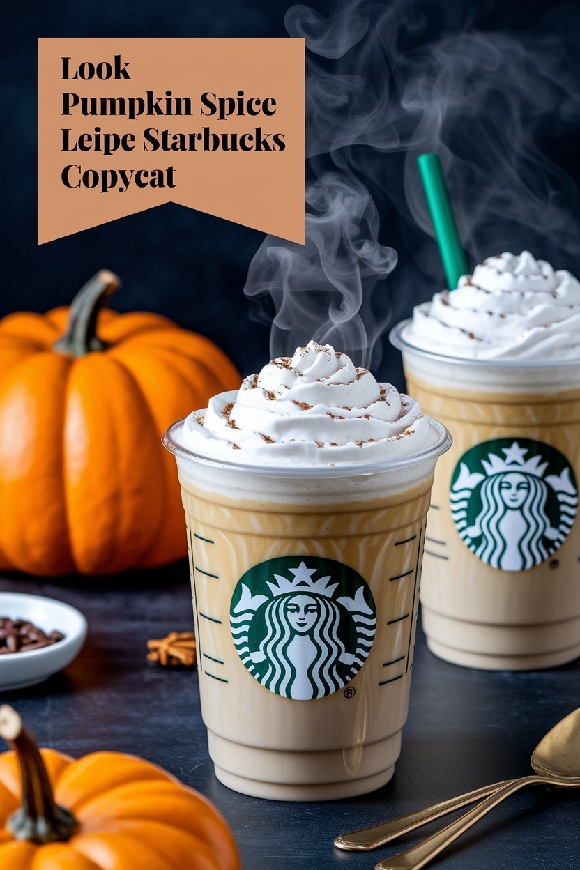 pumpkin spice latte recipe starbucks copycat