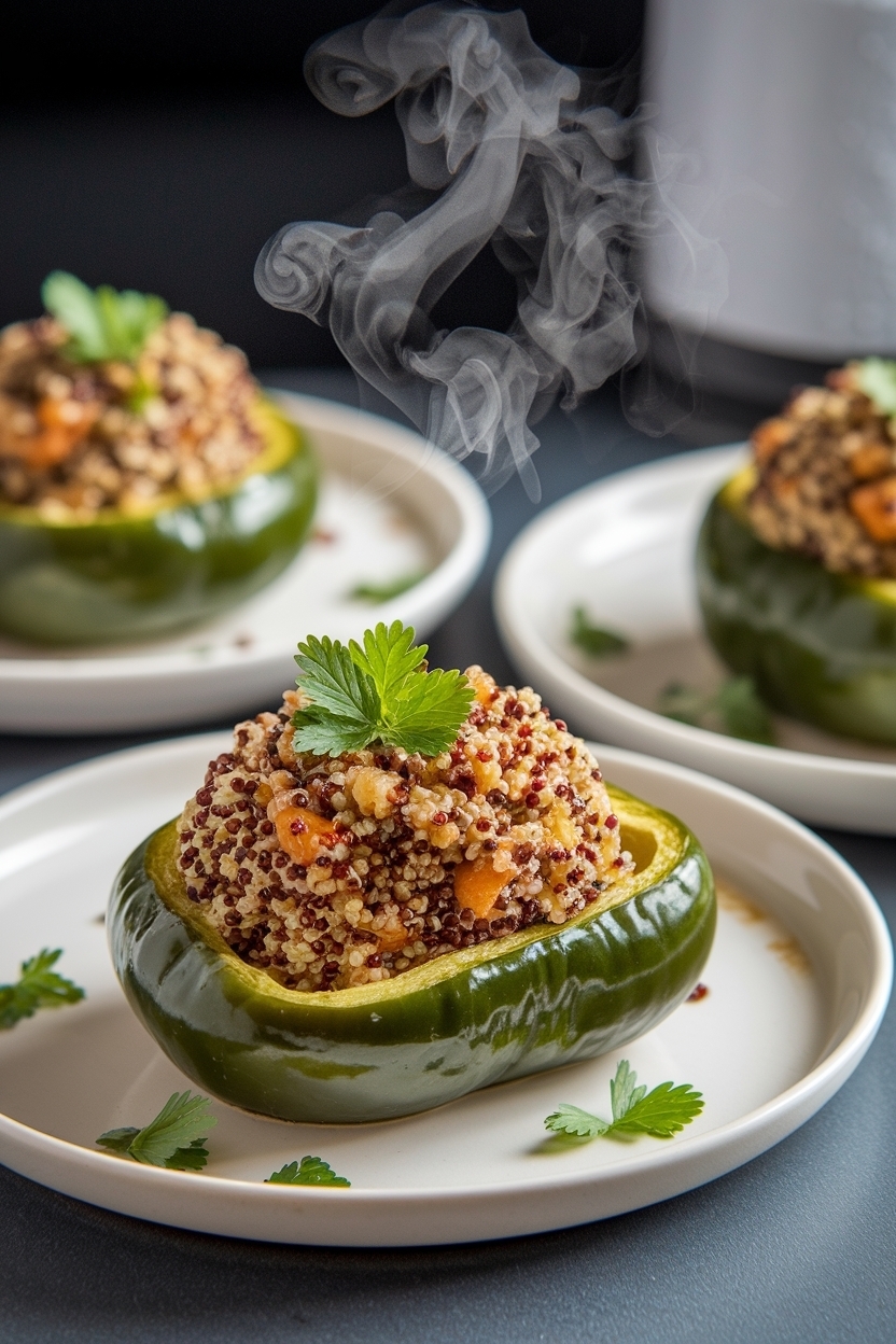 quinoa stuffed peppers vegetarian