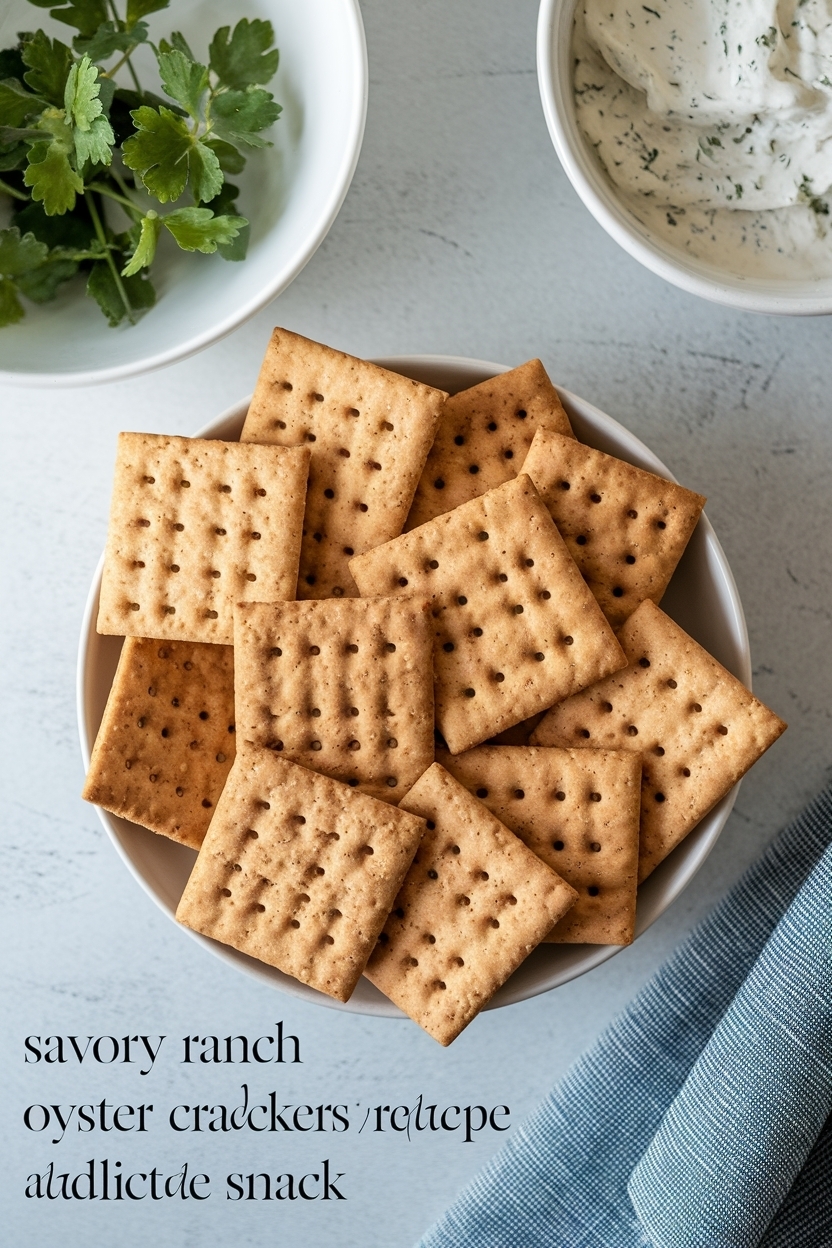 ranch oyster crackers recipe addictive snack
