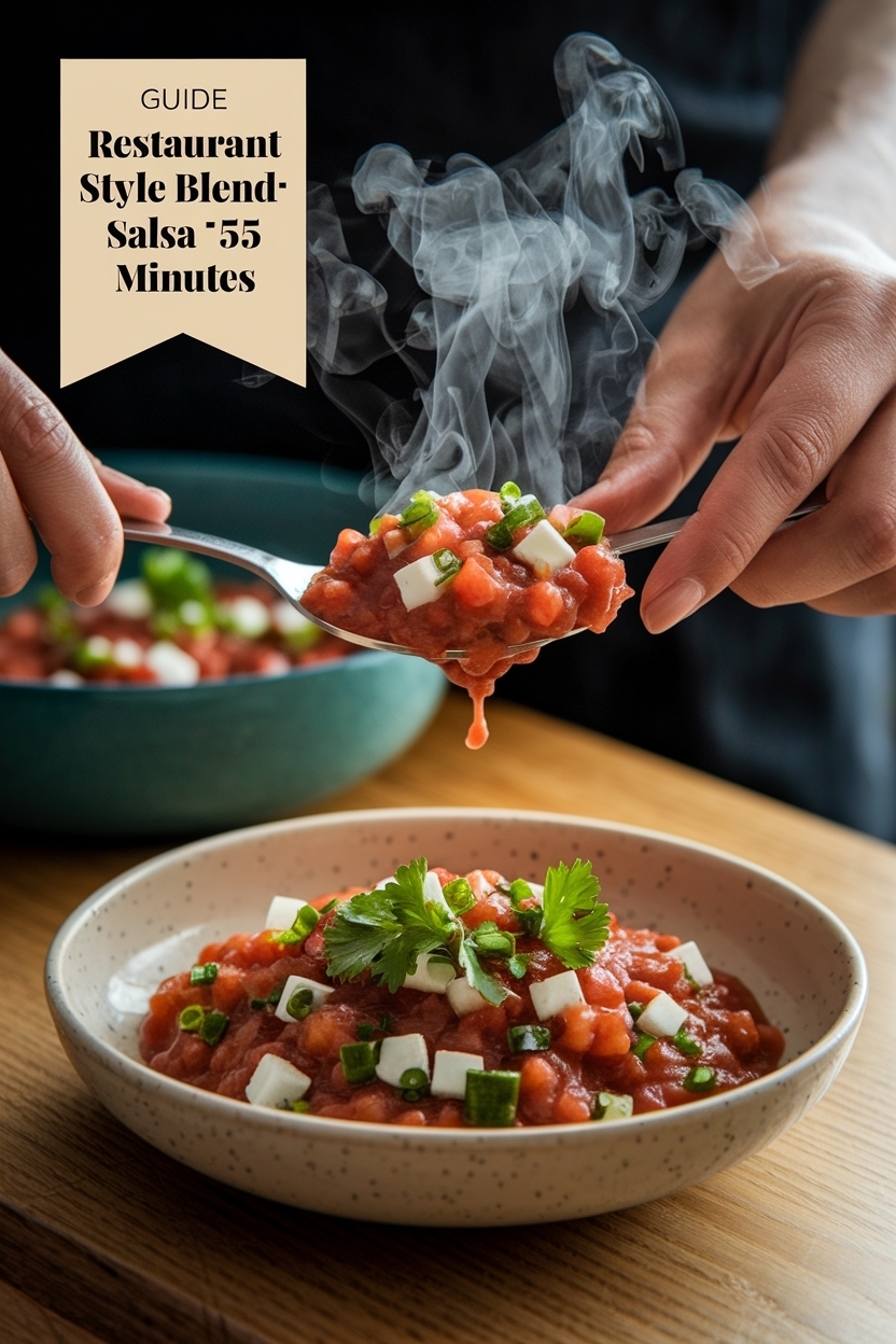 restaurant style blender salsa 5 minutes