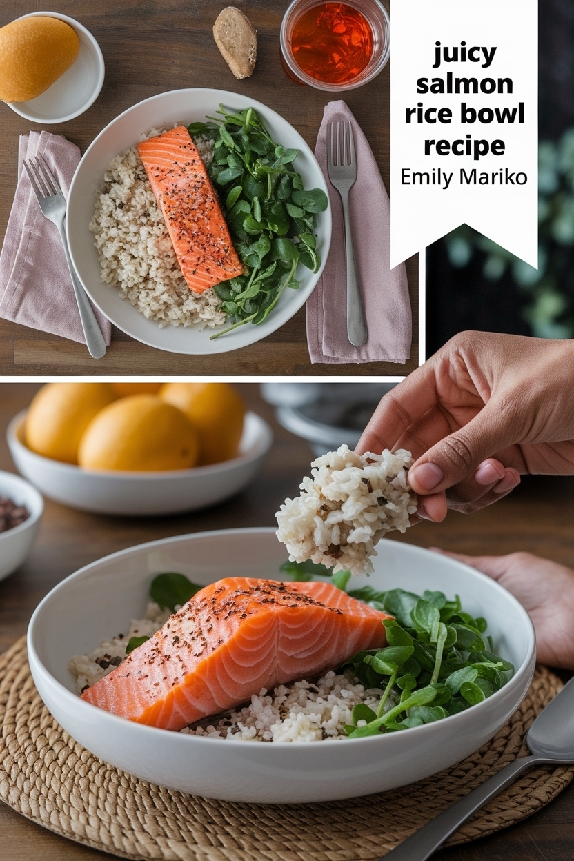 salmon rice bowl recipe emily mariko